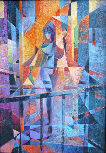 In The Balcony - Mkrtich Papoyan