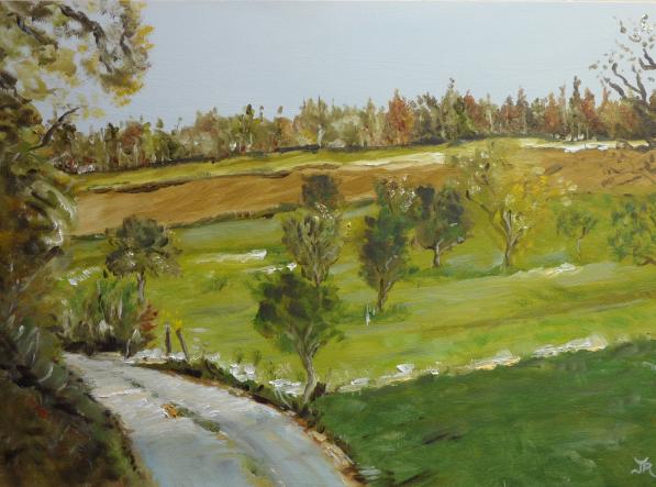 Paysage d'automne - Jacques Hauet - Cliquer pour afficher en grand