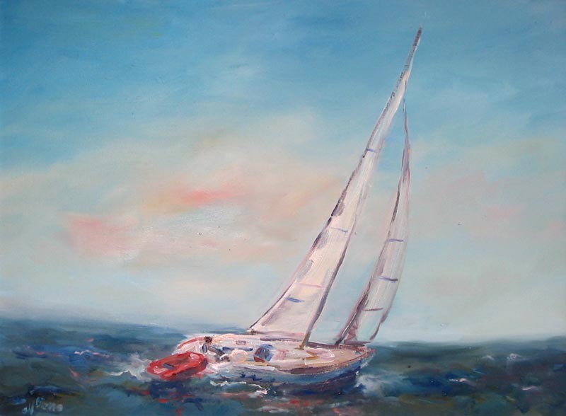 Ship on the sea - Benjamin Znidarsic - Click to enlarge