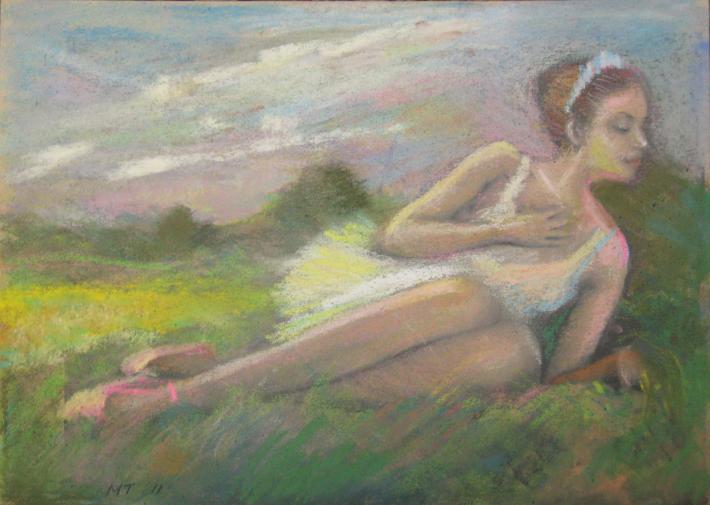 a ballerina in spring - Malcolm Tuffnell - Cliquer pour afficher en grand