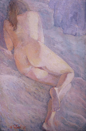 Pale nude Amber - Malcolm Tuffnell