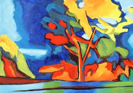 N135 abstracted landcape - Connie van Winssen