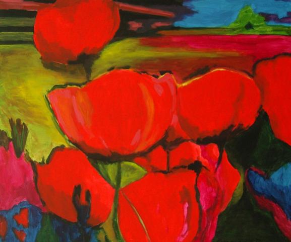 N195 poppies 4 - Connie van Winssen - Cliquer pour afficher en grand