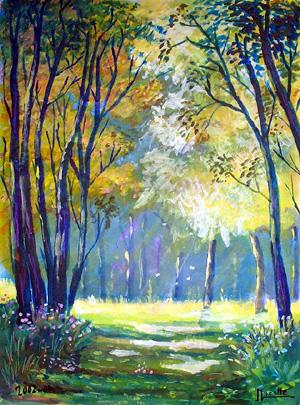 LA CLAIRIERE AUX PAPILLONS - Gérard Nicolle