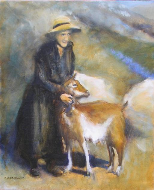 Vieille paysanne - Claire Archenault