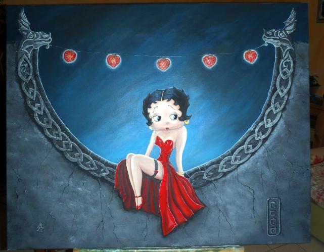 Betty Boop rêveuse - Bi Maz - Click to enlarge