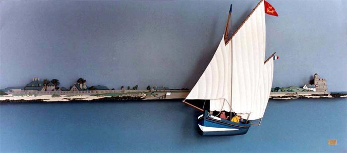 Ile de Tatihou - François Leman- Madraz - Cliquer pour afficher en grand