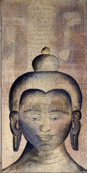 Bouddha ecriture - Pascale Salmon