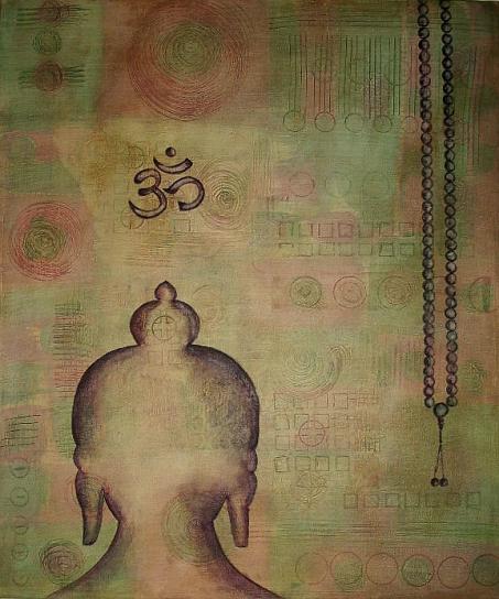 Bouddha om mala - Pascale Salmon