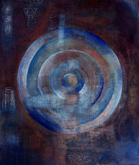 mandala bleu - Pascale Salmon