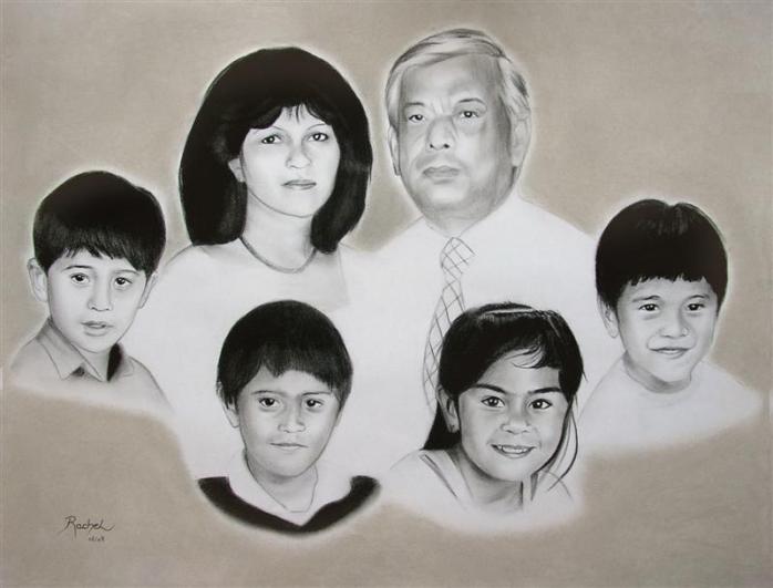 Portrait de famille - Rachel Blairy - Cliquer pour afficher en grand