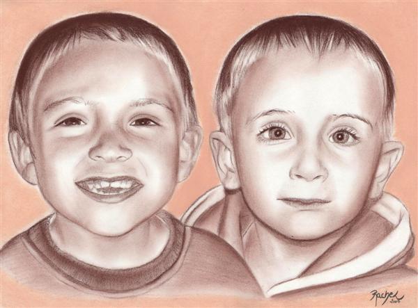 2 frères - Rachel Blairy - Cliquer pour afficher en grand