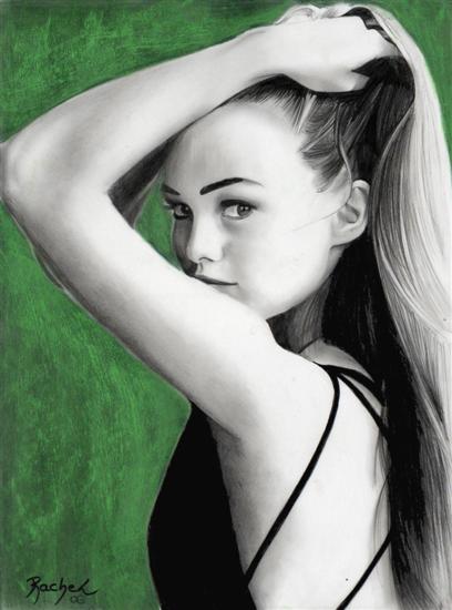 Belle au fond vert - Rachel Blairy