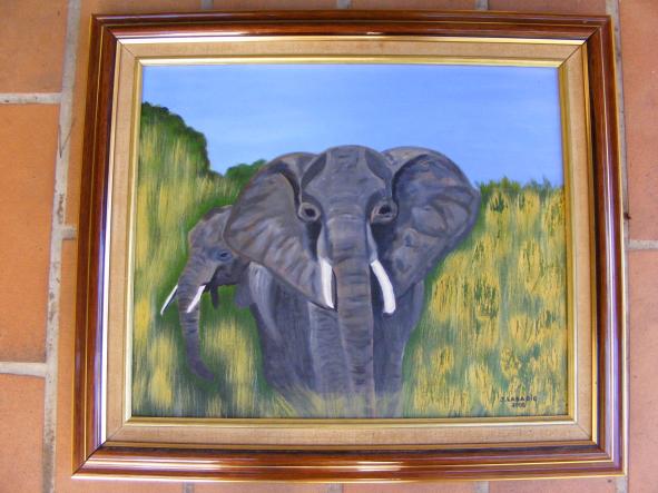 éléphants - Jacqueline Labadie - Click to enlarge