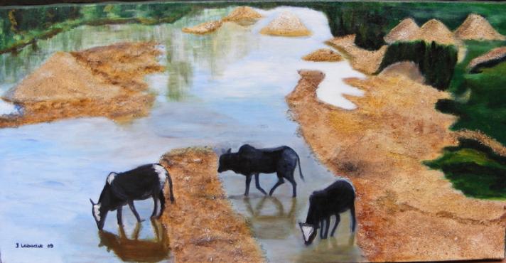 paysage malgache - Jacqueline Labadie - Click to enlarge