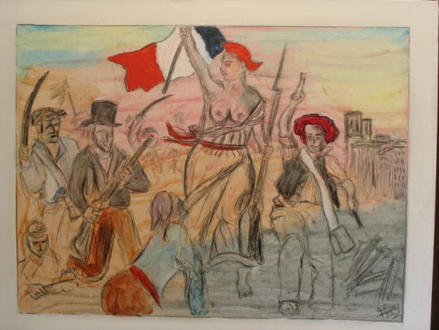 La liberté guidant le Peuple - Michel Gay - Click to enlarge