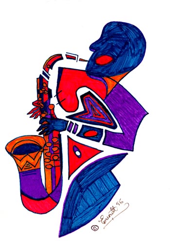 Fragmented Sax Man - Everett Spruill