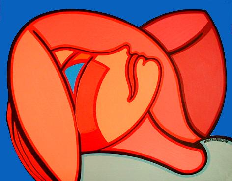 The nap. Mairim dreams in being mother - José Miguel Pérez Hernández