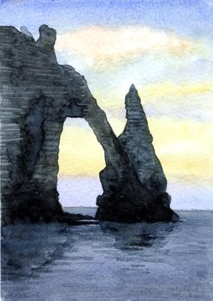 L'Aiguille creuse d'Etretat - Richard MARTENS