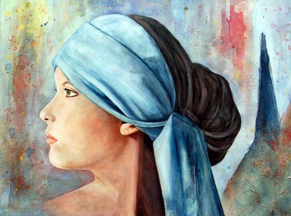 Au delà des portes , détail - Danielle Bellefroid