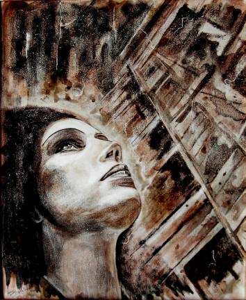 Escalier C bloc 21 - Danielle Bellefroid