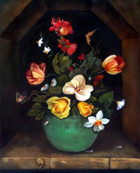 Le vase bleu - Danielle Bellefroid