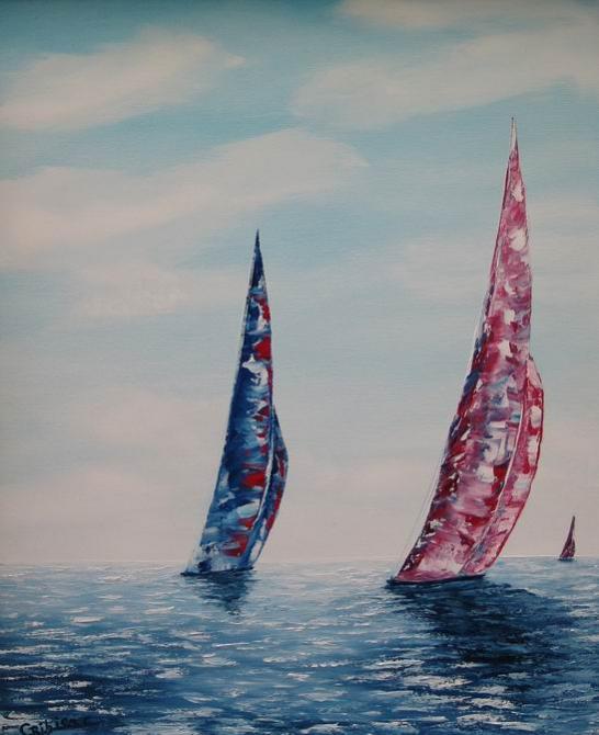 La course au vent - Corinne Cribier