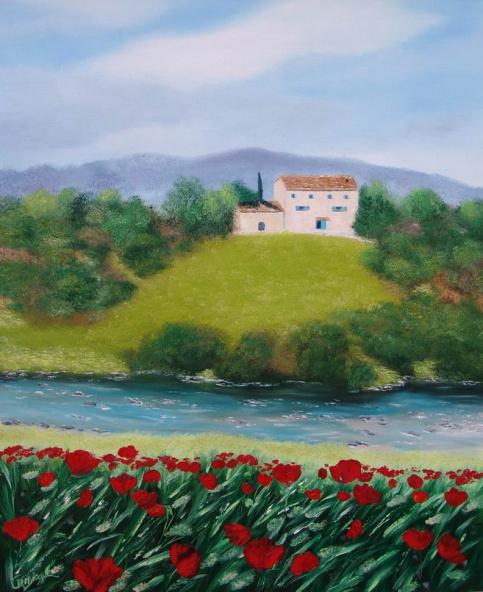 Maison au bord de l'eau - Corinne Cribier