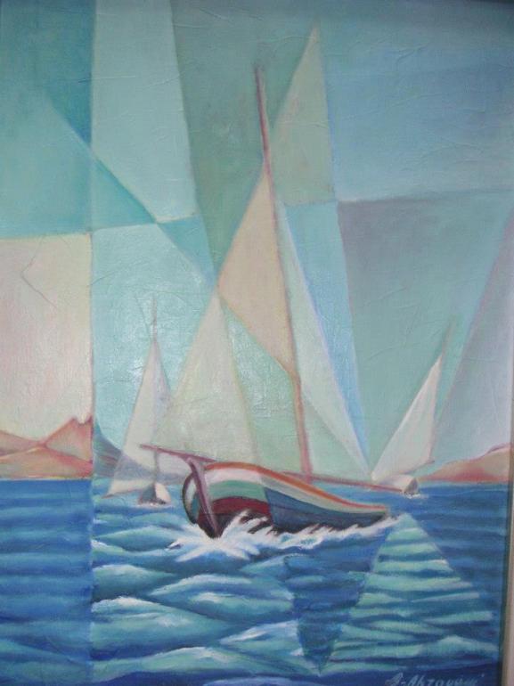 voiles - Abdessatar Abrougui - Cliquer pour afficher en grand
