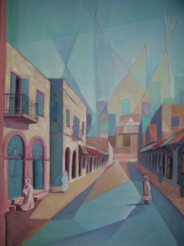 Rue El Halfaouine Tunis - Abdessatar Abrougui - Cliquer pour afficher en grand