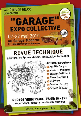 visuel exposition collective Garage - Alain Quevarec