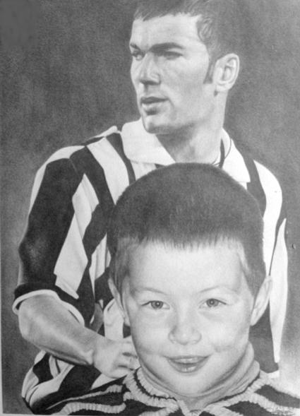 Enfant avec Zidane - Jacques Dominé