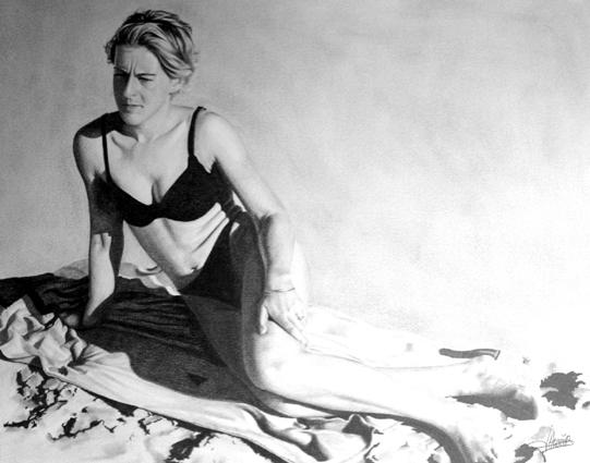 Femme à la plage 2 - Jacques Dominé