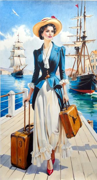 La Voyageuse - Jacques Dominé