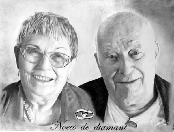 Portrait  couple 18 - Jacques Dominé - Cliquer pour afficher en grand