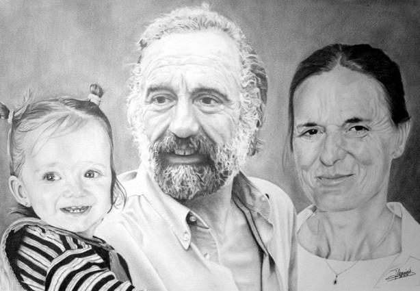 Portrait famille 1 - Jacques Dominé - Cliquer pour afficher en grand