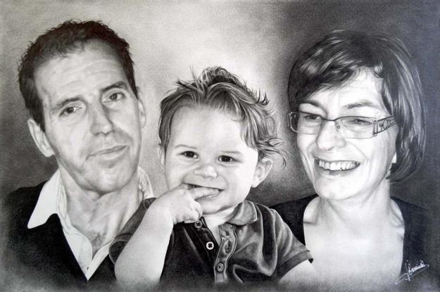 Portrait famille 23 - Jacques Dominé - Cliquer pour afficher en grand