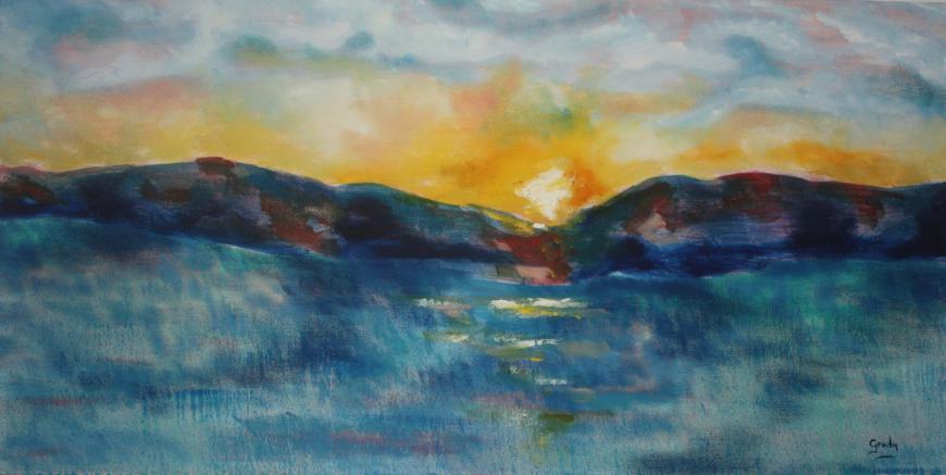 Witsand sunset - Grady Zeeman - Cliquer pour afficher en grand