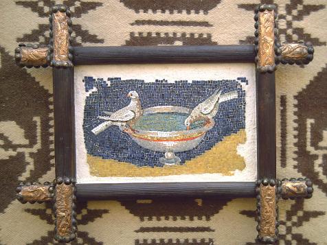 Ravenna's Pigeons Micromosaic - Joseph Grigorios El Jamous