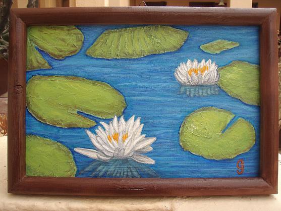 Water Lilies 1 - Joseph Grigorios El Jamous