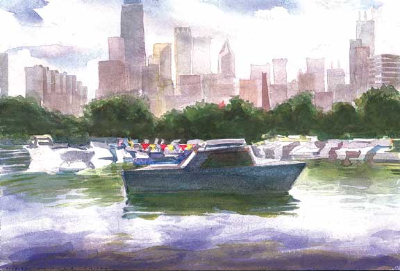 Chicago Marina - Carl Aldana - Cliquer pour afficher en grand