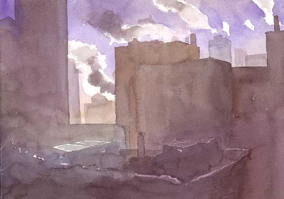 Winter Rooftops - Carl Aldana - Cliquer pour afficher en grand