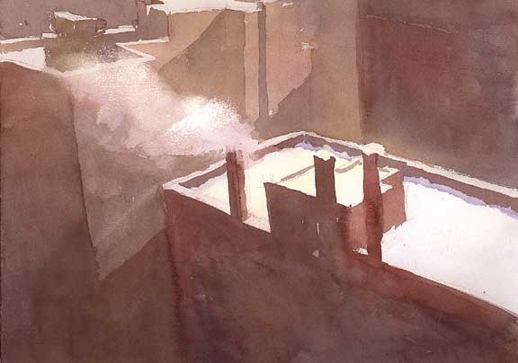 Downtown Rooftops - Carl Aldana - Cliquer pour afficher en grand