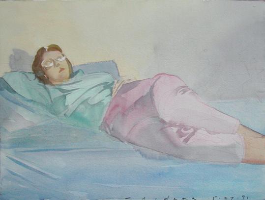 Taking a Nap - Carl Aldana