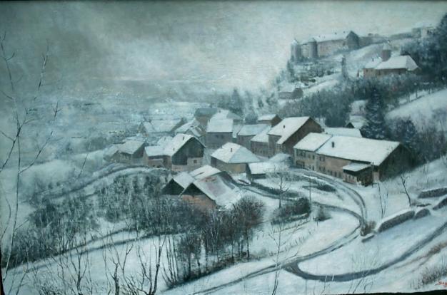 effet de neige à Belvoir - Dominique Creismeas-Segal - Cliquer pour afficher en grand