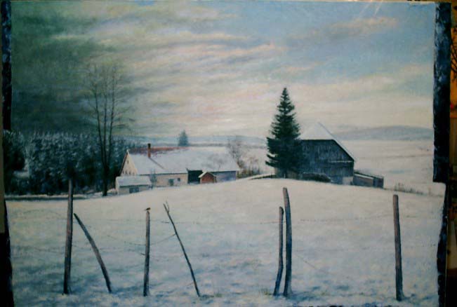 neige à Cerneux Tissot - Dominique Creismeas-Segal - Cliquer pour afficher en grand