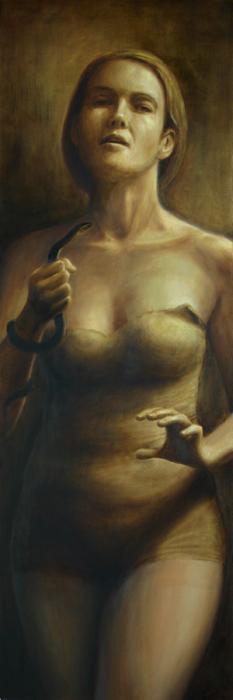 Woman with a Snake - Sampo Kaikkonen