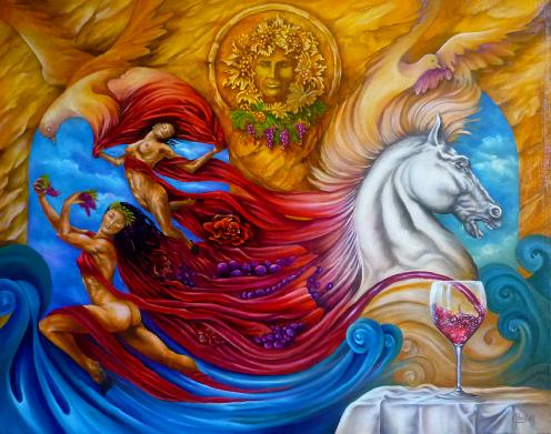 Alchimie autour d'un Verre de Vin Rouge - Albo