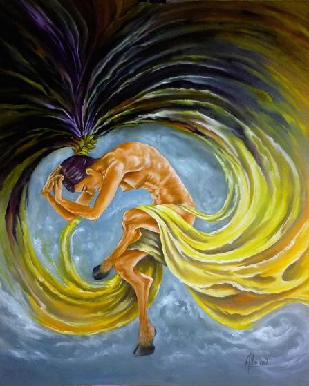 Bacchante dansant. - Albo