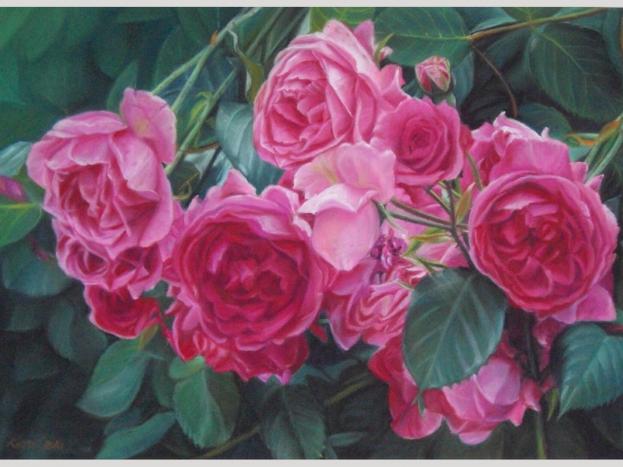 Jardin de roses - Kazuhiro Okabe - Cliquer pour afficher en grand